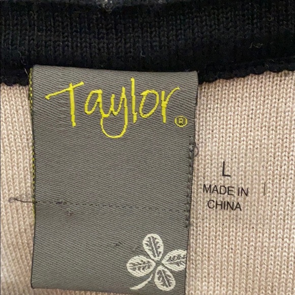 Taylor Flounce Hem Sweater Dress Size L - Picture 3 of 6